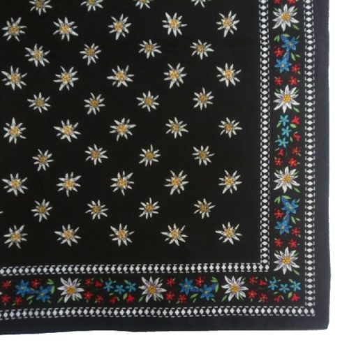 Foulard Edelweiss – Noir