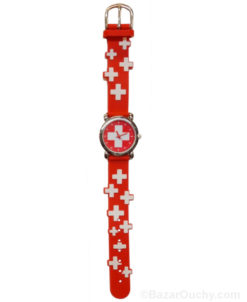 Swiss cross watch