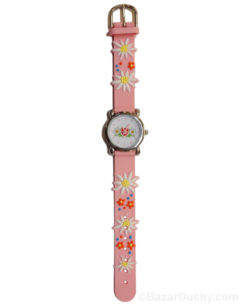 Montre edelweiss rose