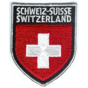 Gesticktes Abzeichen - die Schweiz und andere