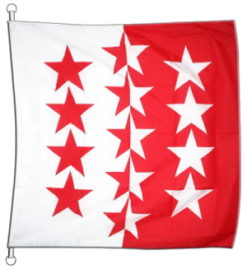 Bandiera del Vallese (vallese)