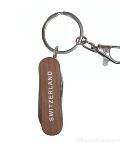 Porte clé couteau bois