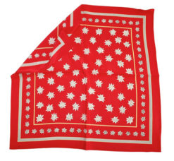 Foulard soie edelweiss