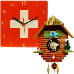 الساعة السويسرية المختلفة والساعات
