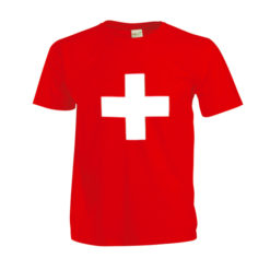 T shirt croix suisse enfant