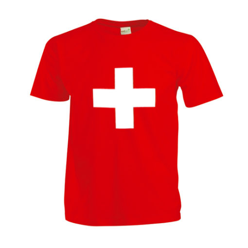 T shirt Swiss cross child