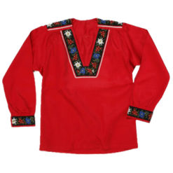 Chemise suisse armailli traditionnelle