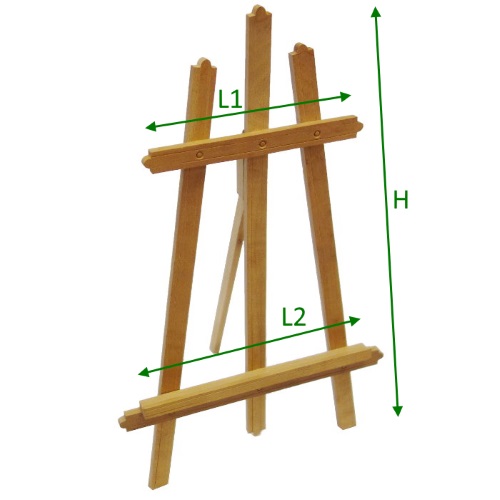 support en bois - Mini chevalet