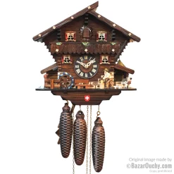 Coucou chalet suisse mécanique musique