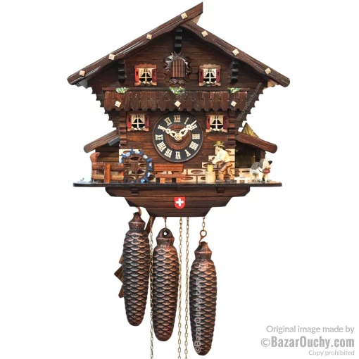 Coucou chalet suisse mécanique musique