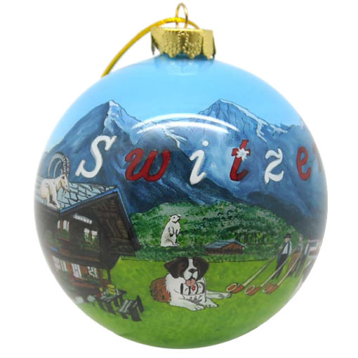 Weihnachtskugel Schweiz