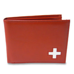 Porte feuille en cuir suisse