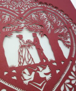 Carte mariage découpage