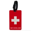 Swiss cross suitcase luggage tag