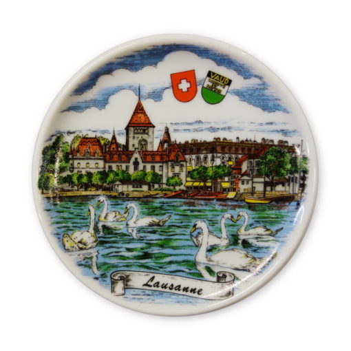 Souvenir plate Lausanne
