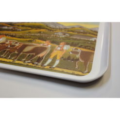 Swiss cow tray