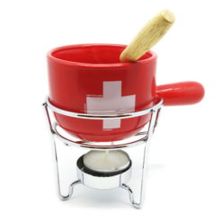 Fondue fondue chocolate cross swiss