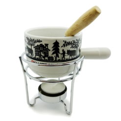 Caquelon Schokoladenfondue Poya Decoupage