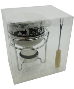 Caquelon fondue chocolat découpage