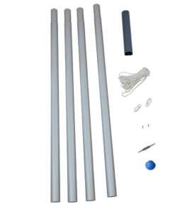 Drapeau suisse sur hampe mat