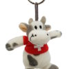 Swiss cow keychain