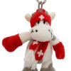 Swiss cow keychain