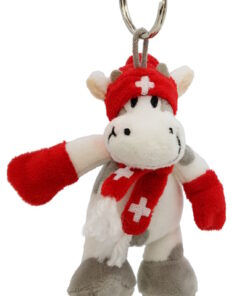 Vache suisse porte-clé