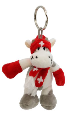 Vache suisse porte-clé