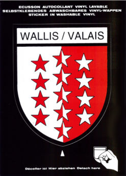 Autocolant valais écusson