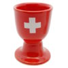 Egg cup Swiss cross