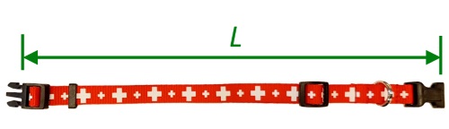 Schweizer Kreuz Hundehalsband