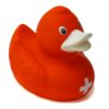 Canard en plastique croix suisse