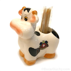 Swiss cow toothpick holder - Standing