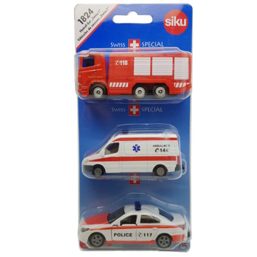 Voiture suisse - set de véhicule de secours