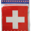 Decoración de la bandera suiza