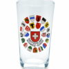 White wine glass Swiss escutcheon