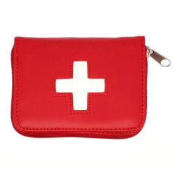 Cartera cruz suiza roja