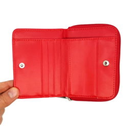 Red Swiss cross wallet