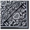 Black and white swiss scarf
