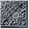 Foulard découpage suisse noir et blanc