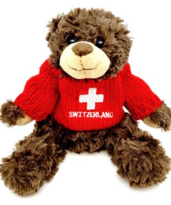 Ourson suisse peluche croix suisse