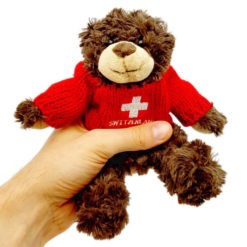 Ourson suisse peluche croix suisse