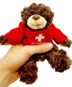 Ourson suisse peluche croix suisse