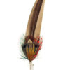 Feather for hat - Brooch