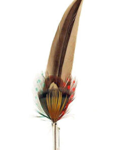 Plume pour chapeau - Broche