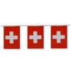 Schweizer Flaggenkette Girlande