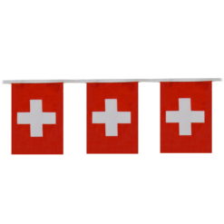 Ghirlanda con bandiera svizzera