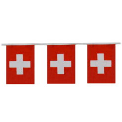 Swiss flag chain Garland