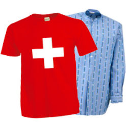 T-Shirt suisse & chemise