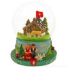Swiss chalet snow globe
